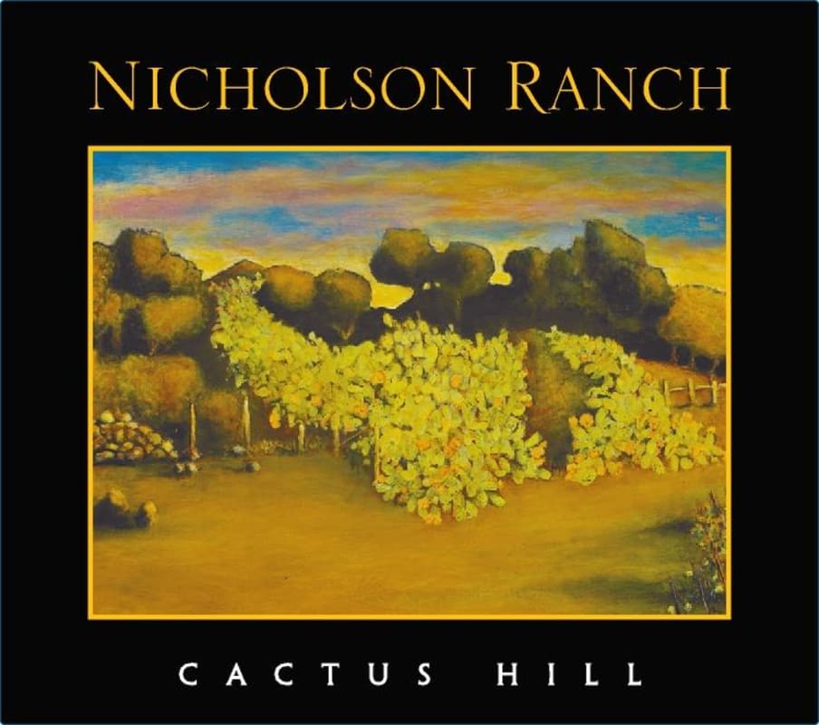Nicholson Ranch Cactus Hill Reserve Pinot Noir 2012 Front Label