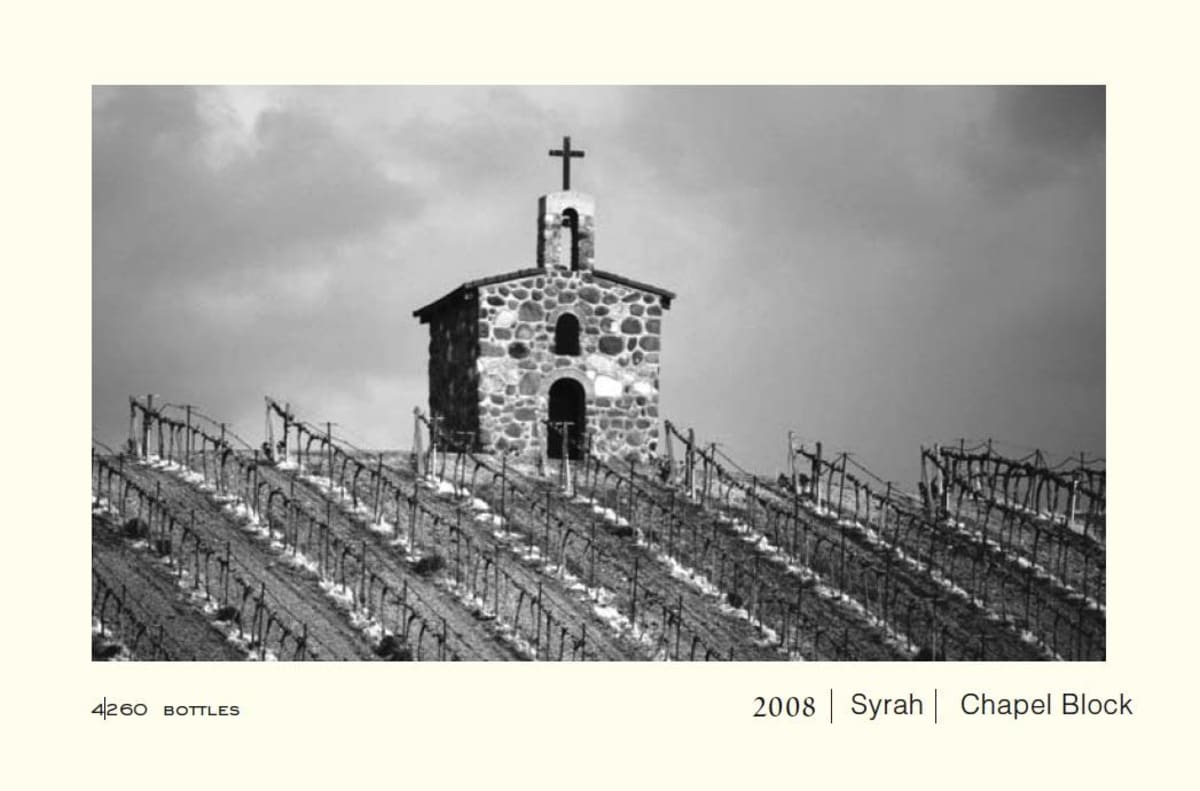 Owen Roe Willow Vineyard Chapel Block Syrah 2008 Front Label