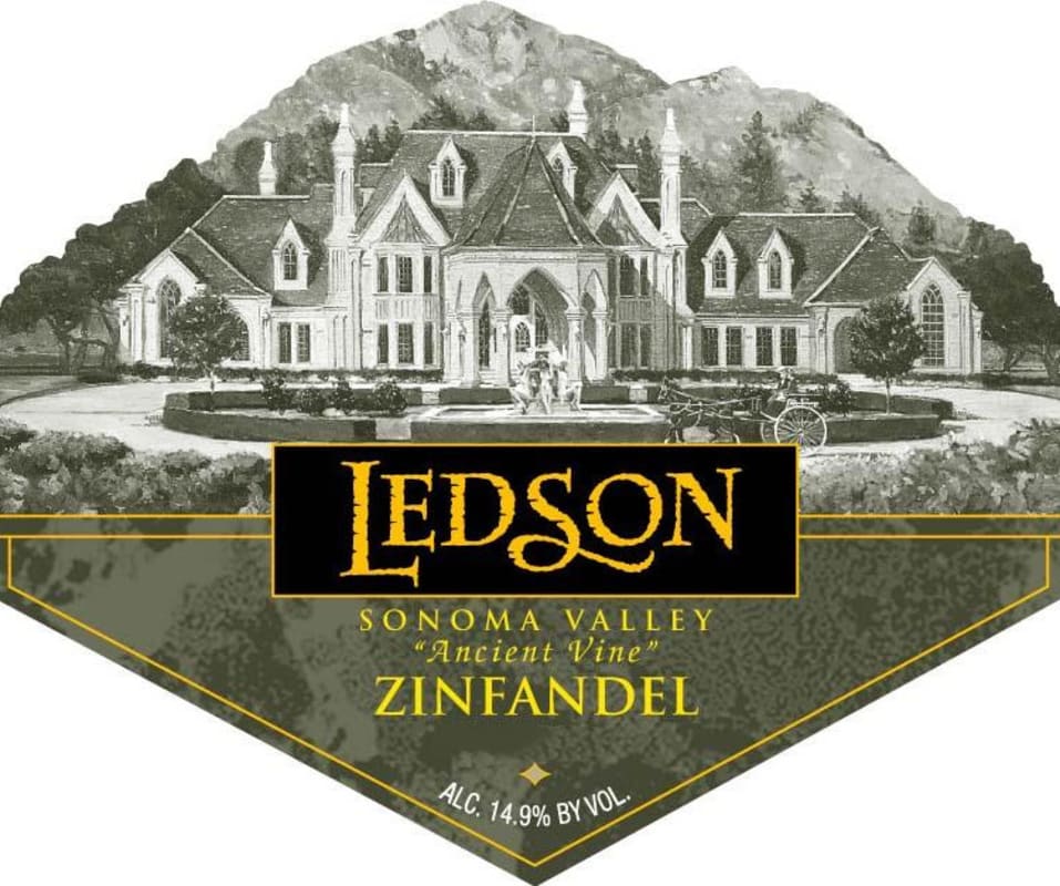 Ledson Winery & Vineyards Ancient Vine Zinfandel 2013 Front Label
