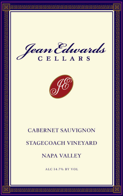 Jean Edwards Cellars Stagecoach Vineyard Cabernet Sauvignon 2007 Front Label