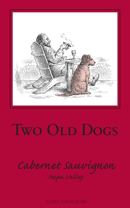 Herb Lamb Two Old Dogs Cabernet Sauvignon 2010 Front Label