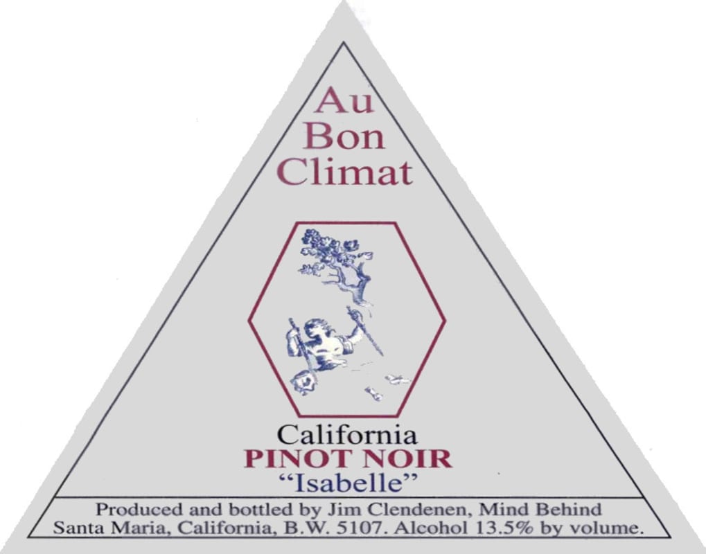 Au Bon Climat Isabelle Pinot Noir 2004 Front Label