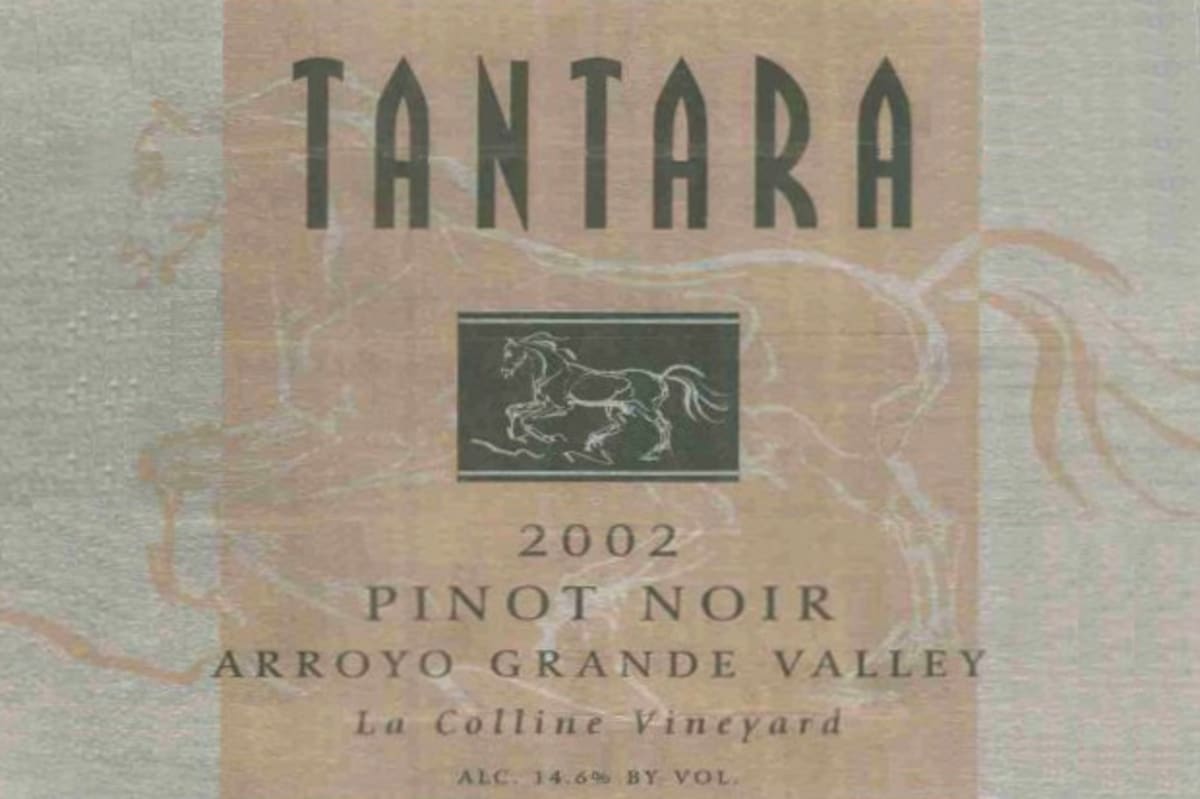 Tantara La Colline Vineyard Pinot Noir 2002 Front Label