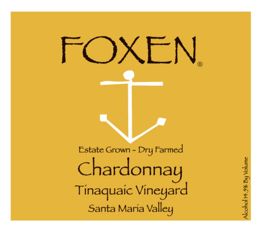 Foxen Tinaquaic Vineyard Chardonnay 2010 Front Label