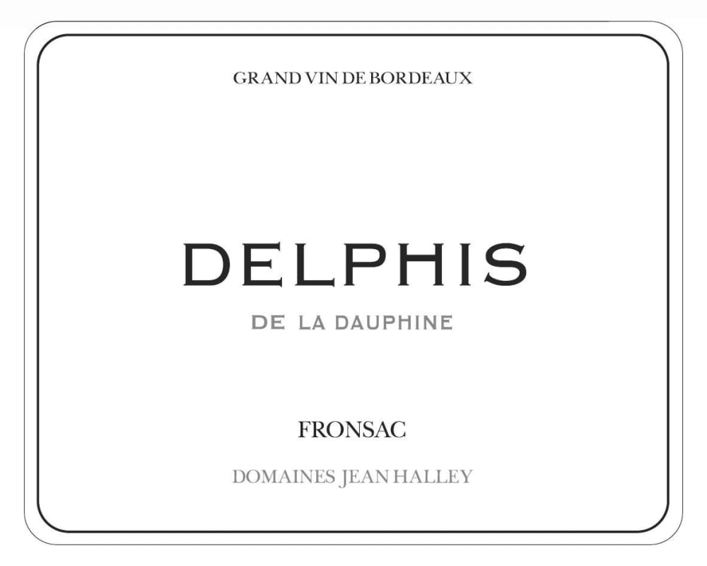 Chateau La Dauphine Delphis de la Dauphine 2009 Front Label