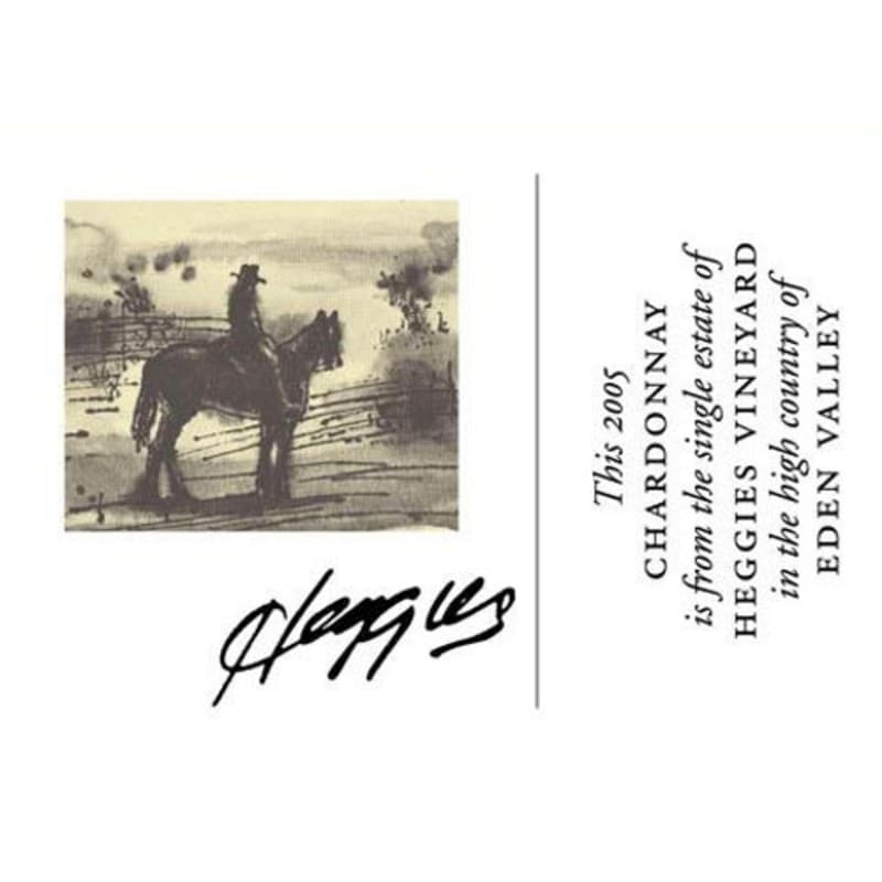 Heggies Chardonnay 2005 Front Label