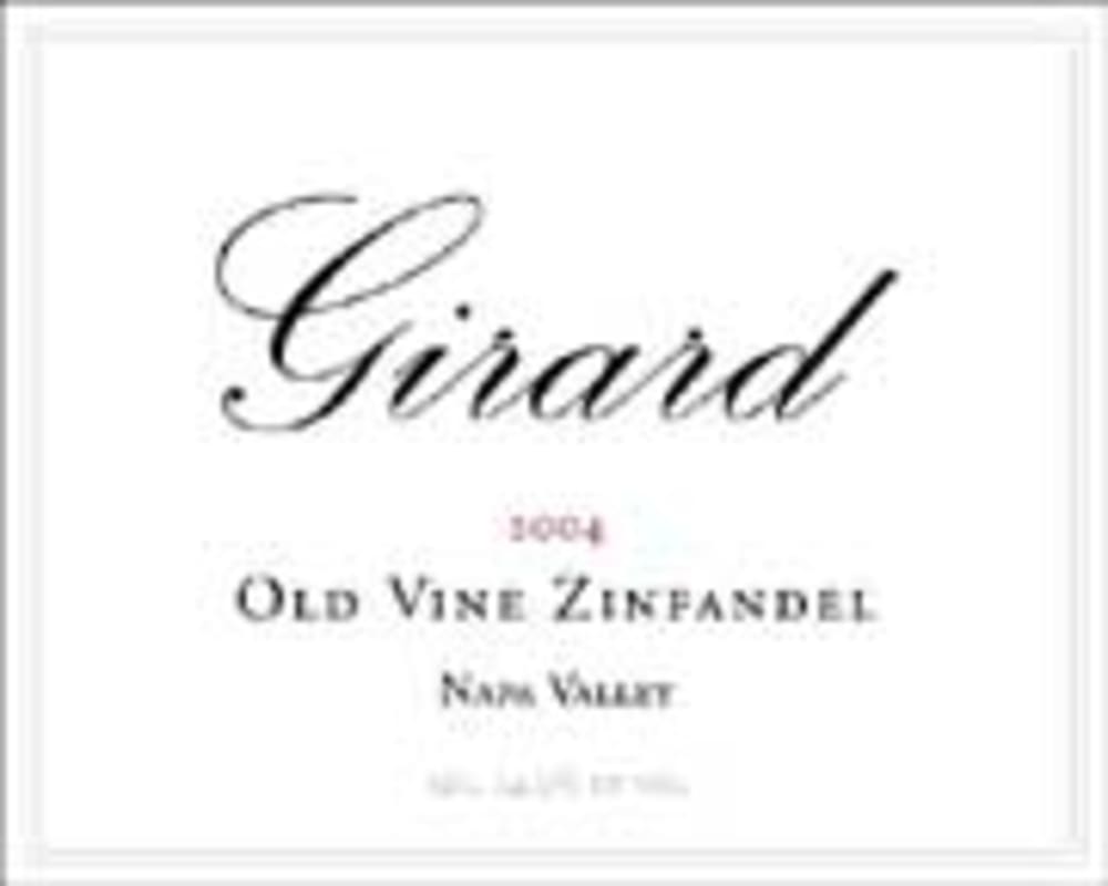 Girard Zinfandel 2004 Front Label