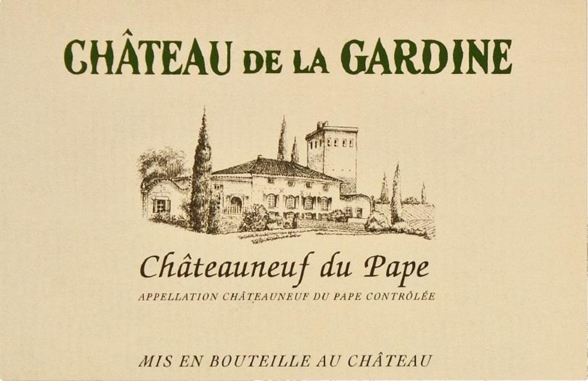 Chateau de La Gardine Chateauneuf-du-Pape Blanc 2010 Front Label