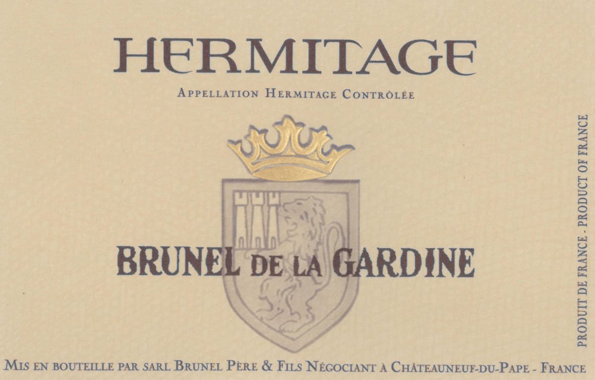 Chateau de La Gardine Brunel de la Gardine 2014 Front Label