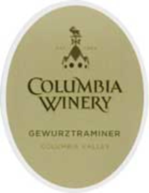 Columbia Winery Gewurztraminer 2006 Front Label