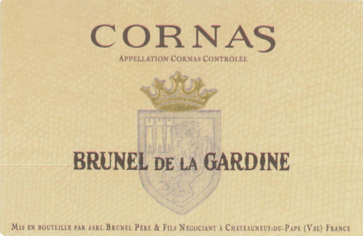 Chateau de La Gardine Brunel de la Gardine 2012 Front Label