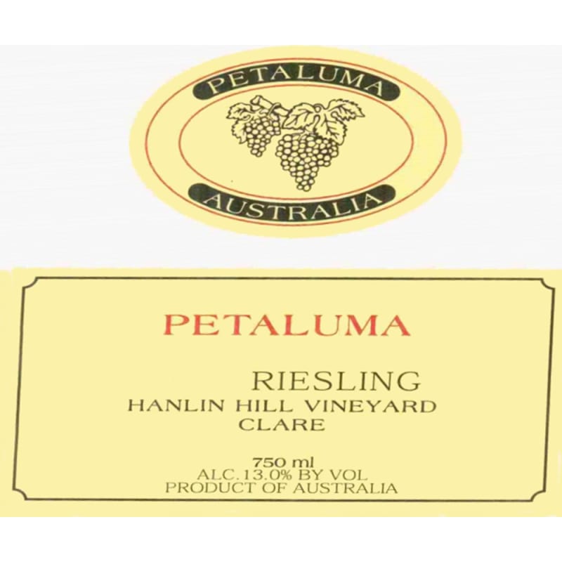 Petaluma Hanlin Hill Clare Valley Riesling 2006 Front Label