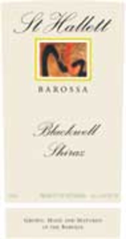 St Hallett Blackwell Shiraz 2004 Front Label