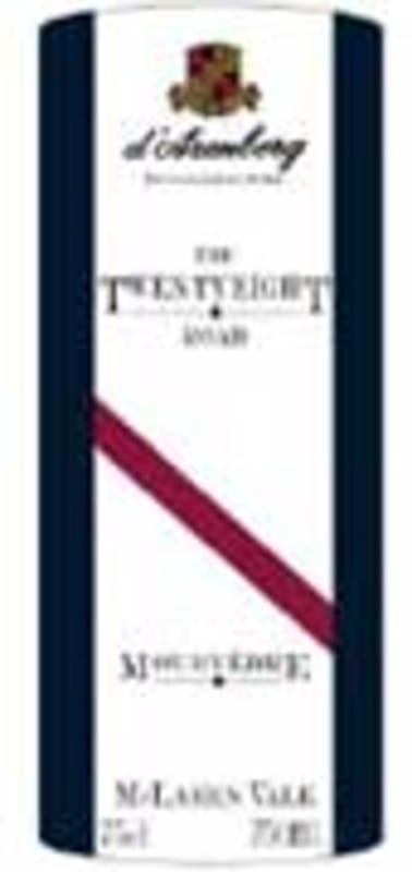 d'Arenberg The Twenty Eight Road Mouvedre 2004 Front Label