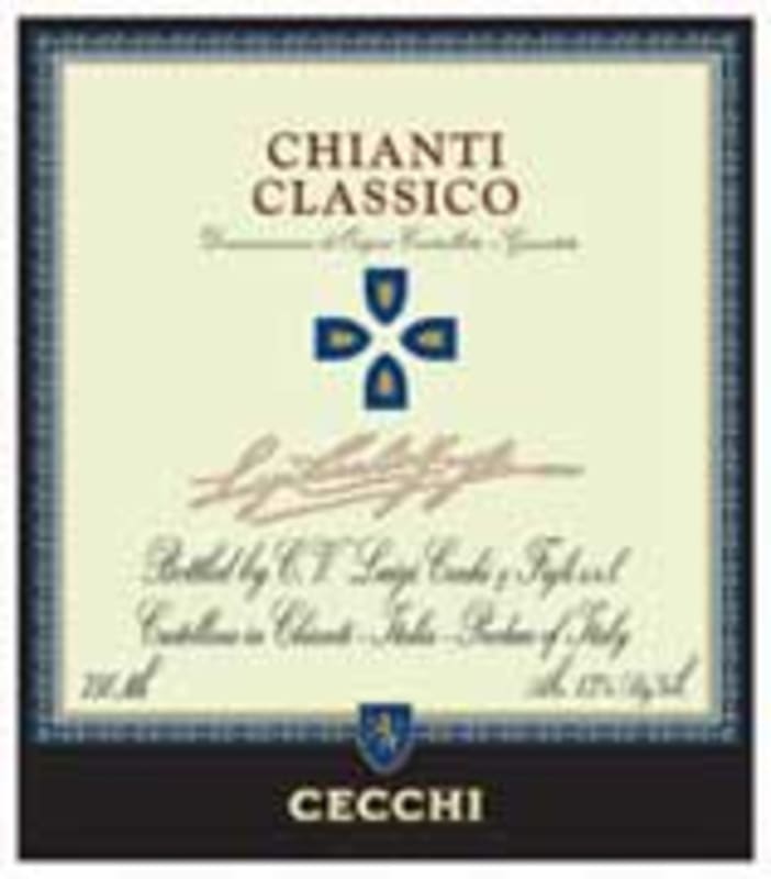 Cecchi Chianti Classico 2005 Front Label