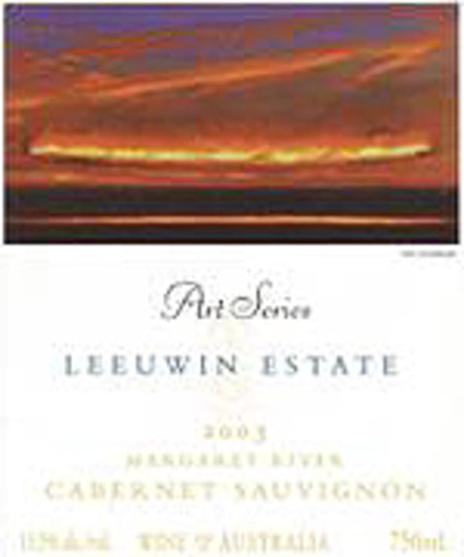 Leeuwin Estate Art Series Cabernet Sauvignon 2003 Front Label