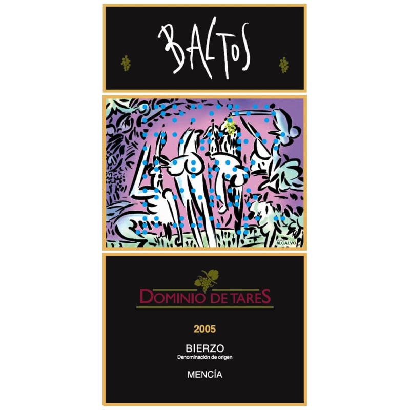 Dominio de Tares Mencia Baltos 2005 Front Label