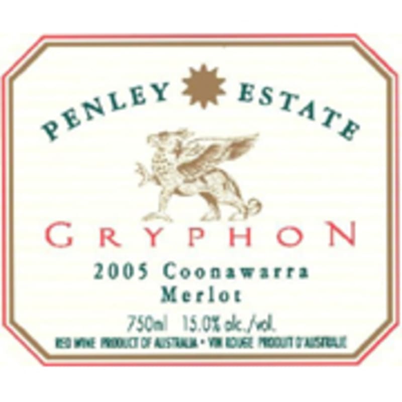 Penley Gryphon Merlot 2005 Front Label