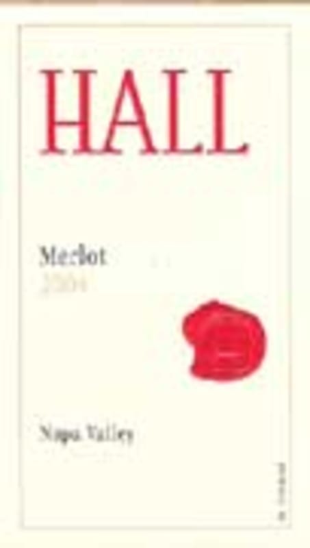 Hall Napa Valley Merlot 2004 Front Label
