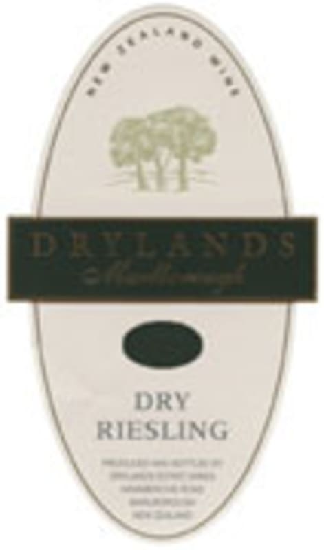 Drylands Dry Riesling 2006 Front Label