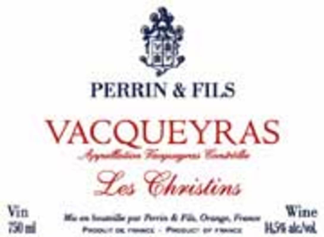 Famille Perrin Les Christins Vacqueras 2005 Front Label