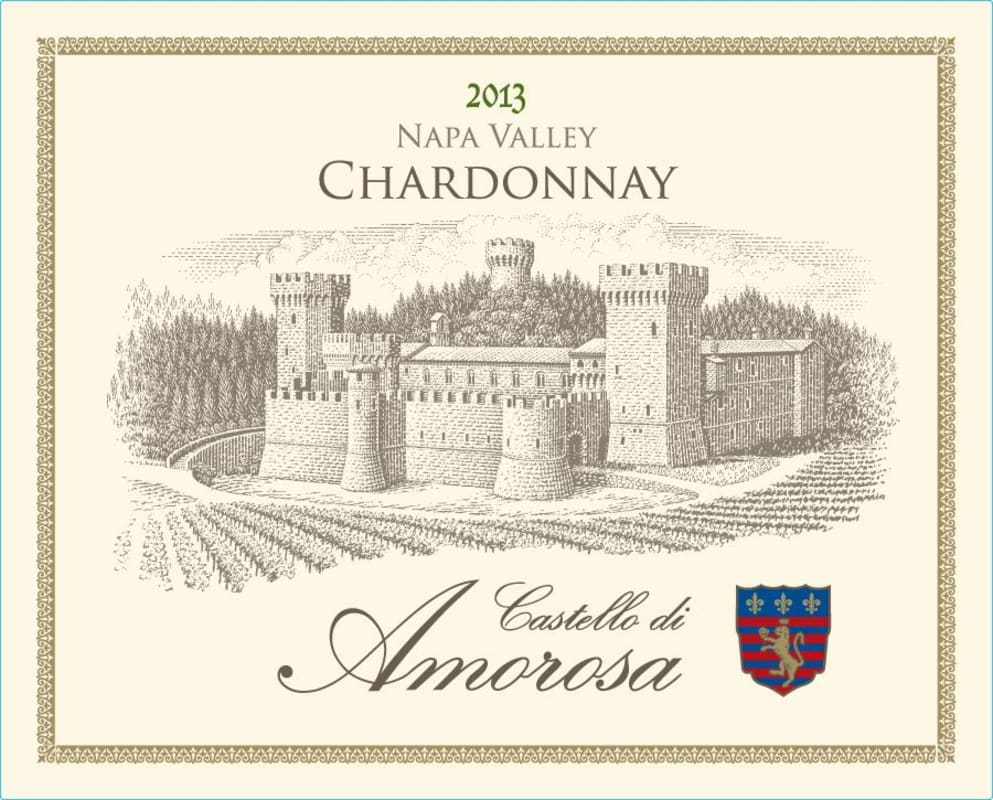 Castello di Amorosa Chardonnay 2013 Front Label