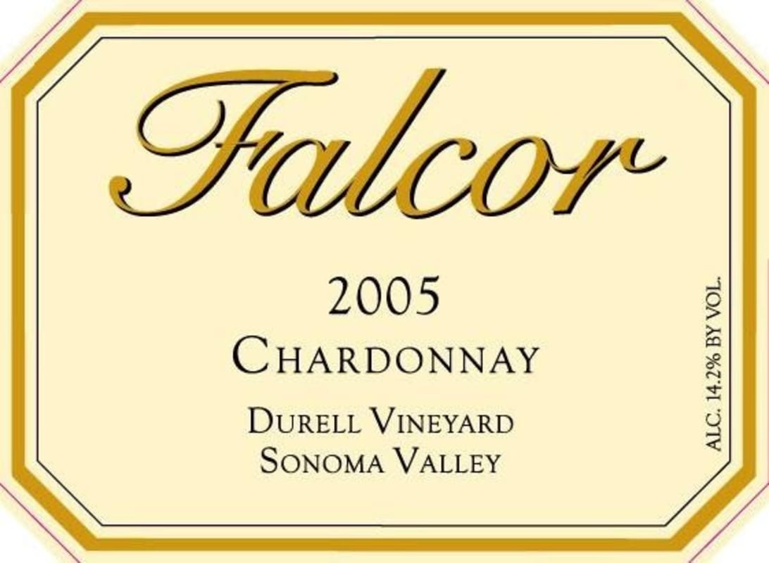 Falcor Durell Vineyard Chardonnay 2005 Front Label
