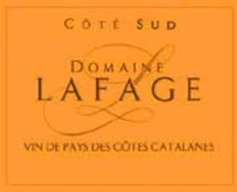 Domaine Lafage Grenache Cote Sud 2004 Front Label