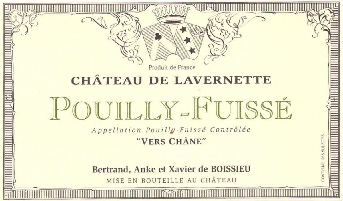 Chateau de Lavernette Pouilly Fuisse Vers Chane 2010 Front Label