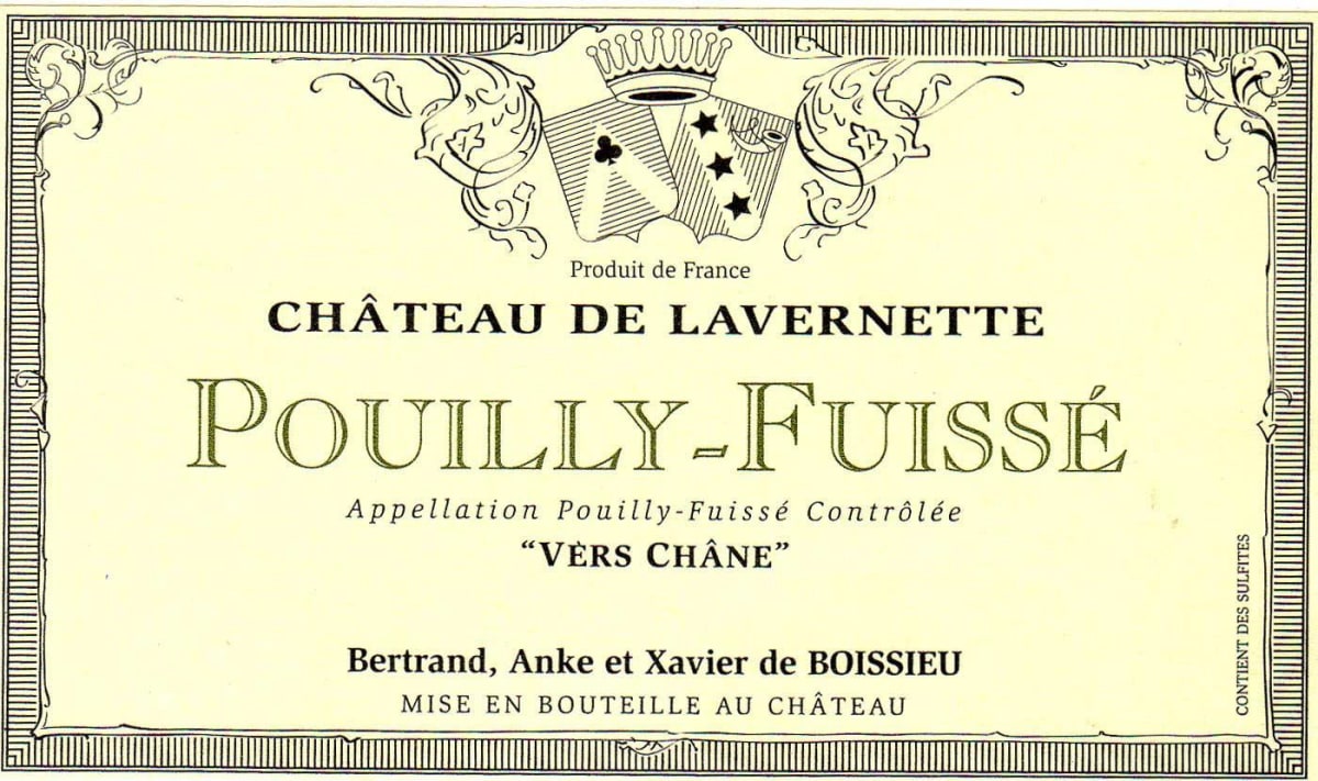 Chateau de Lavernette Pouilly Fuisse Vers Chane 2008 Front Label