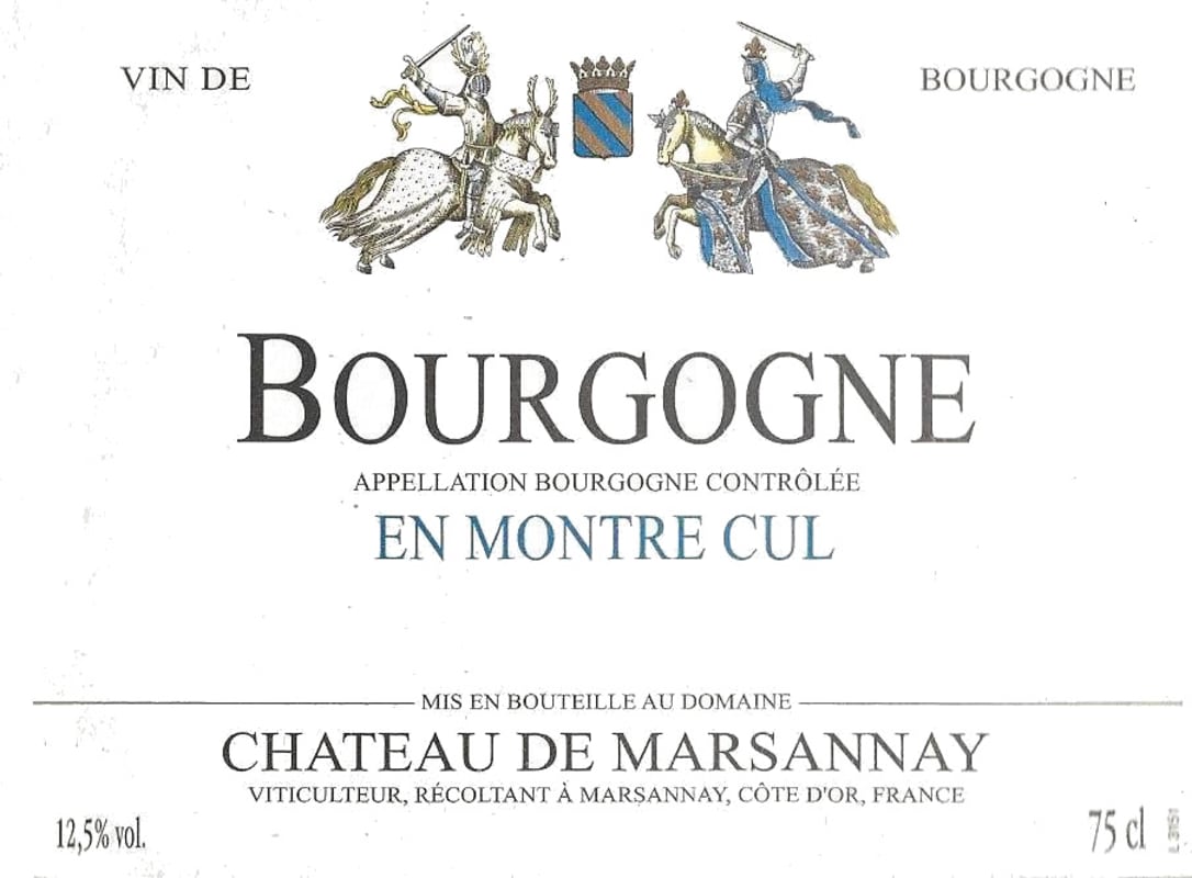 Chateau de Marsannay Bourgogne En Montre Cul 2014 Front Label