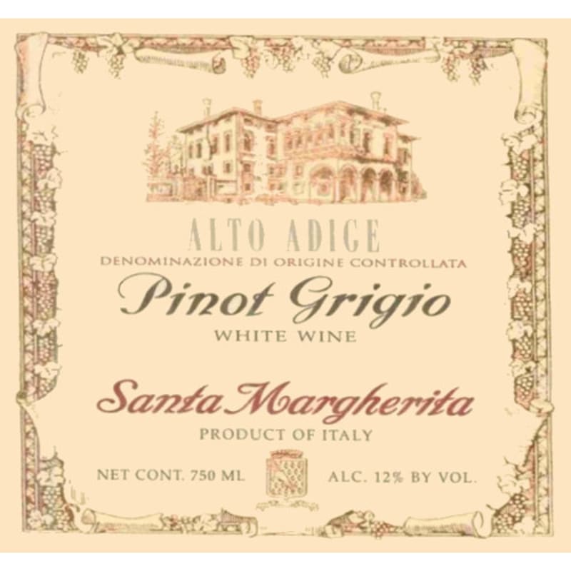 Santa Margherita Pinot Grigio (375ML half-bottle) 2005 Front Label