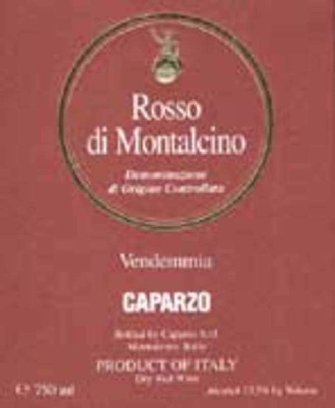 Caparzo Rosso di Montalcino 2005 Front Label