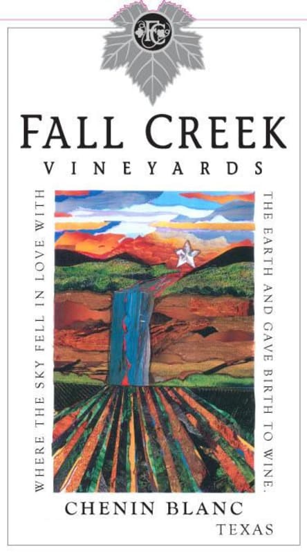 Fall Creek Vineyards Chenin Blanc 2015 Front Label