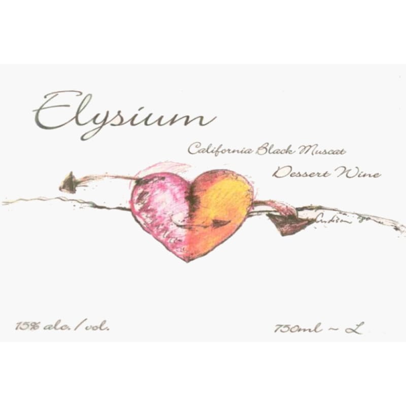 Quady Elysium Black Muscat 2005 Front Label