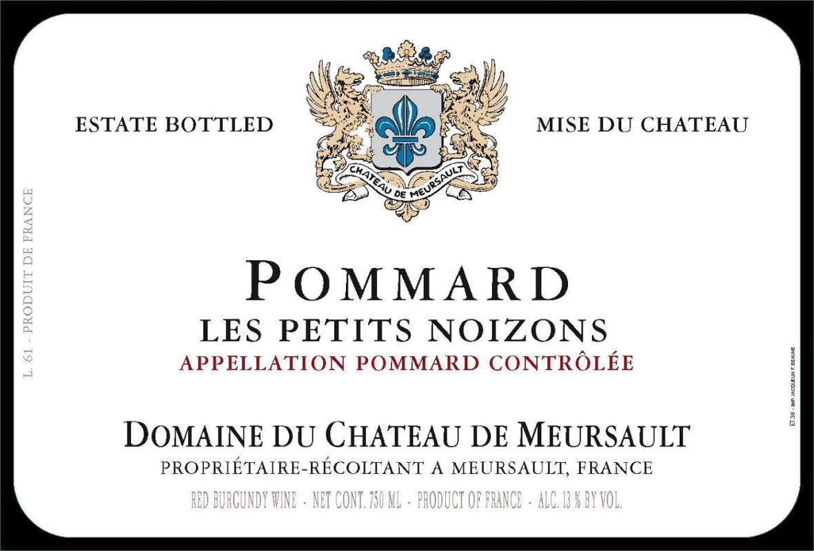 Chateau de Meursault Pommard Les Petits Noizons 2012 Front Label