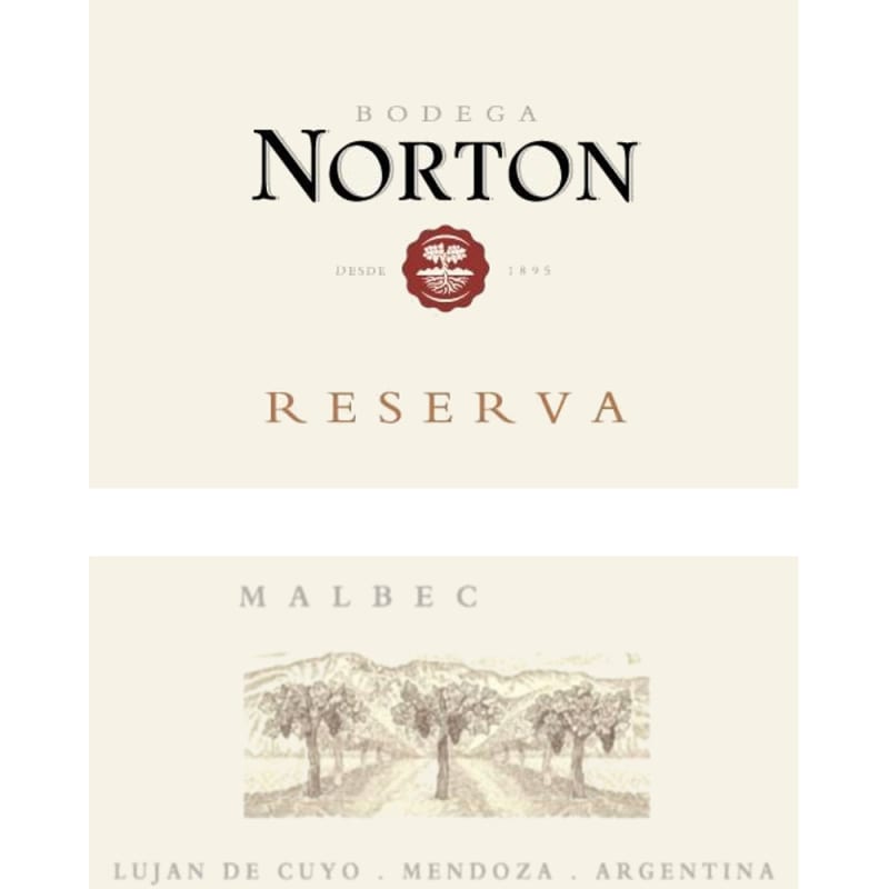 Bodega Norton Reserva Malbec 2005 Front Label