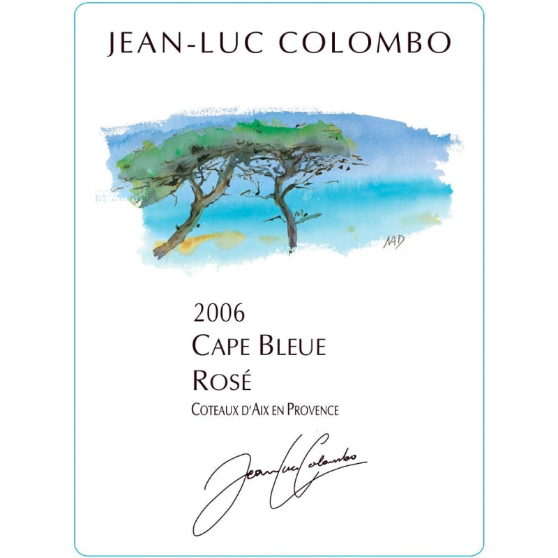 Jean-Luc Colombo Rose de Cote Bleue 2006 Front Label