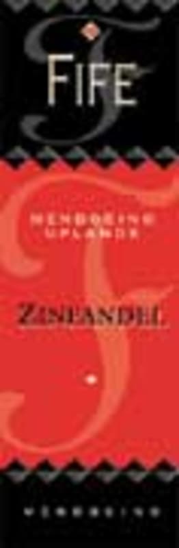 Fife Mendocino Uplands Zinfandel 2004 Front Label