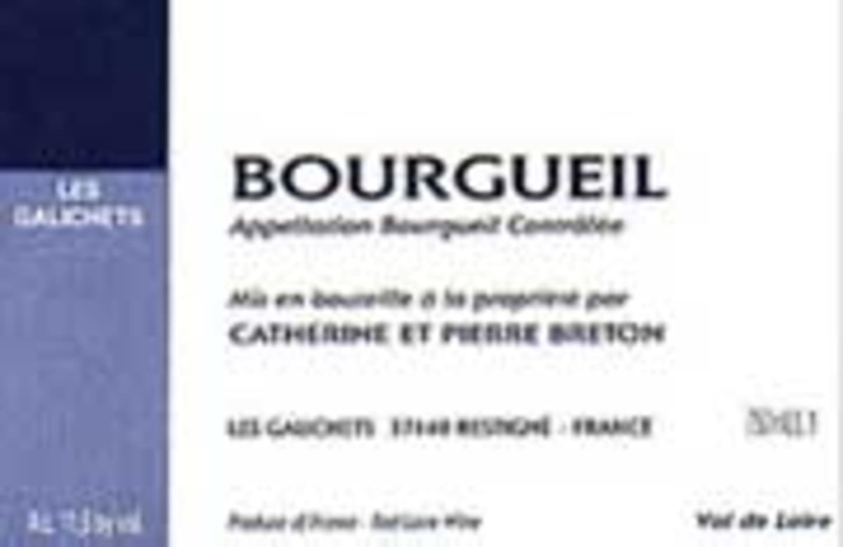 Catherine & Pierre Breton Bourgueil Les Galichets 2005 Front Label