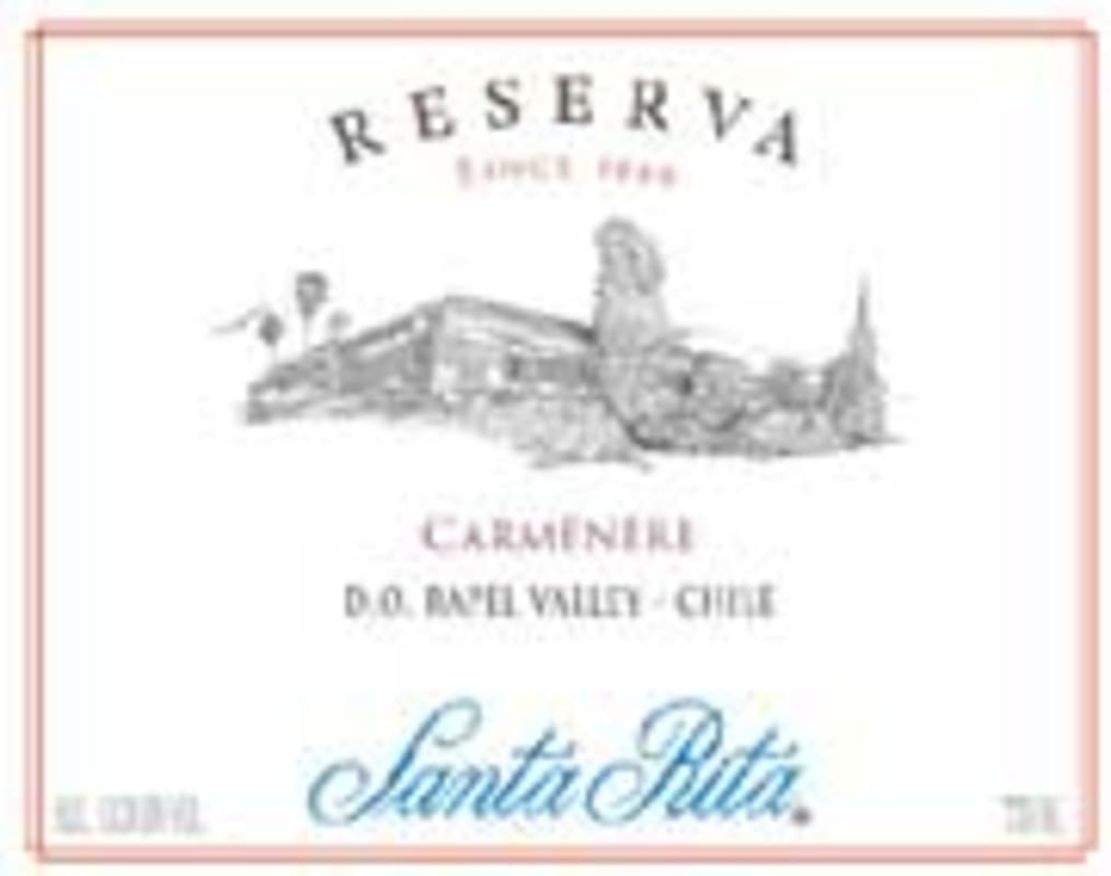 Santa Rita Reserva Carmenere 2004 Front Label