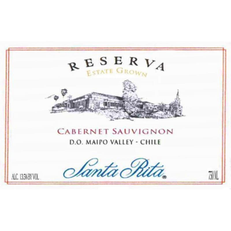 Santa Rita Reserva Cabernet Sauvignon 2005 Front Label