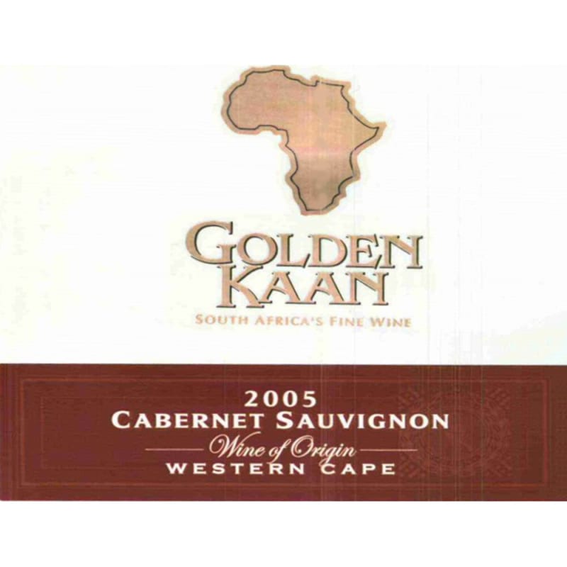 Golden Kaan Cabernet Sauvignon 2005 Front Label