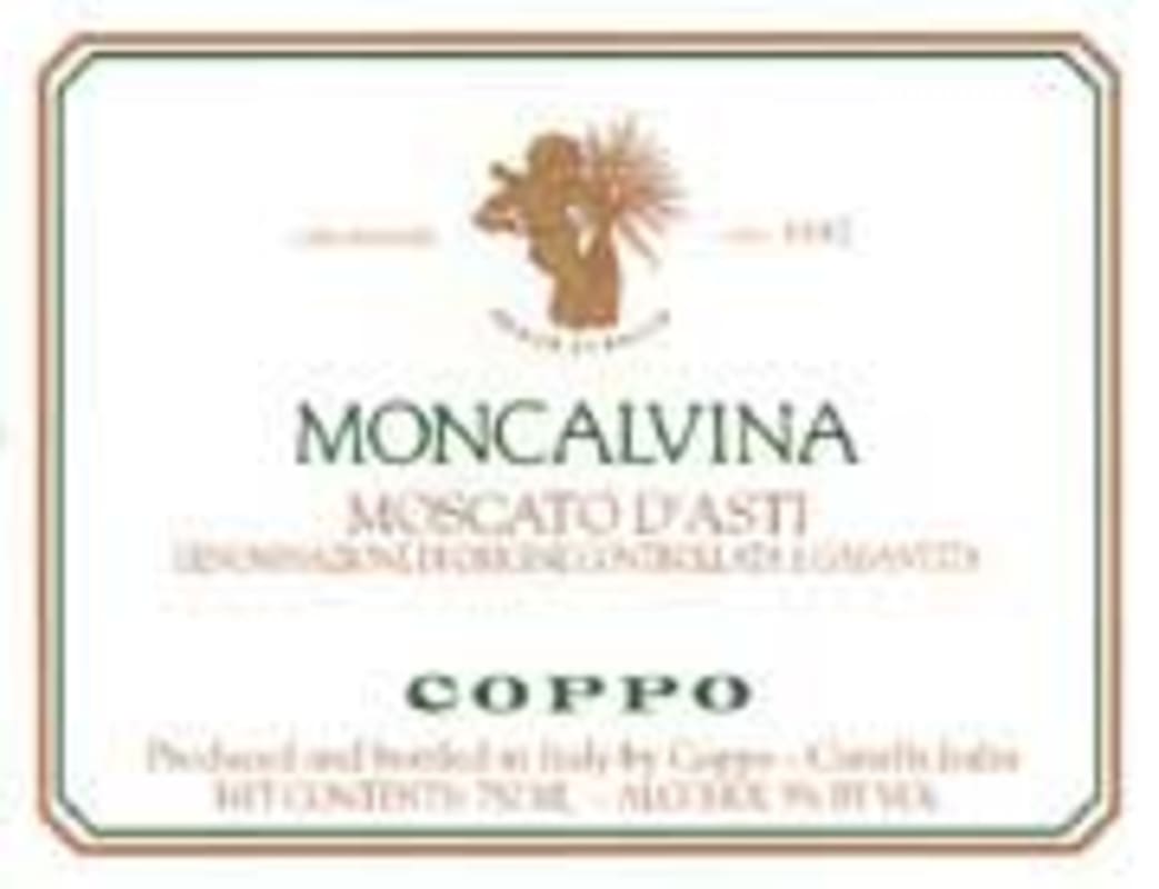 Coppo Moncalvina Moscato d'Asti 2006 Front Label