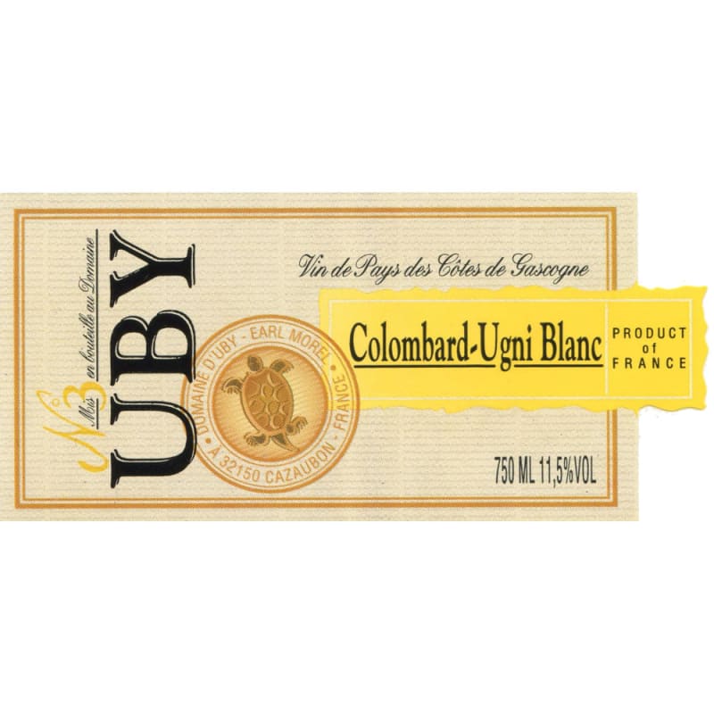 Domaine Uby Cotes de Gascogne 2006 Front Label