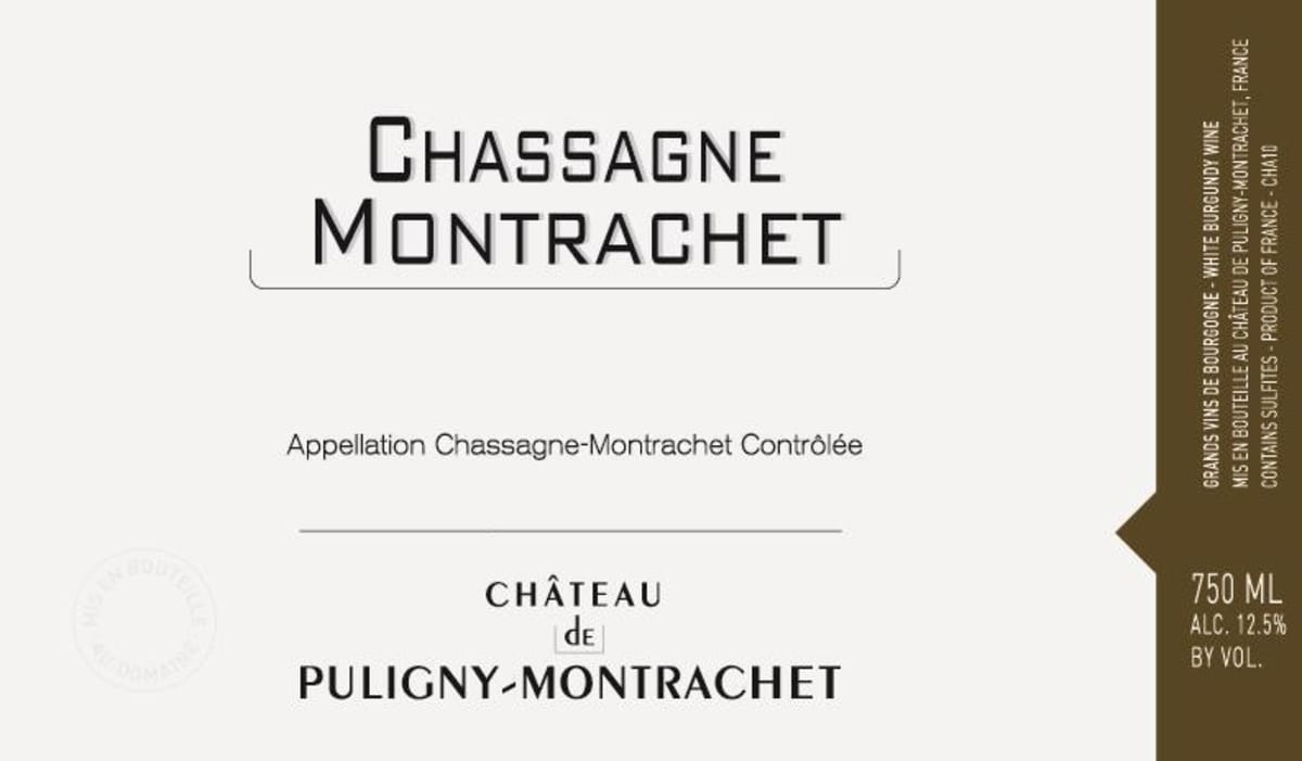 Chateau de Puligny-Montrachet Chassagne-Montrachet 2011 Front Label