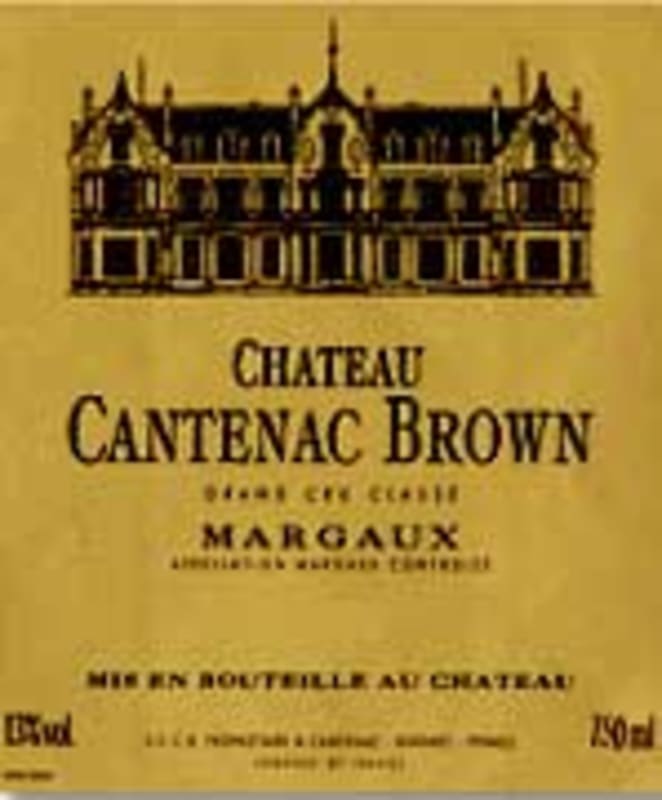 Chateau Cantenac Brown 2004 Front Label