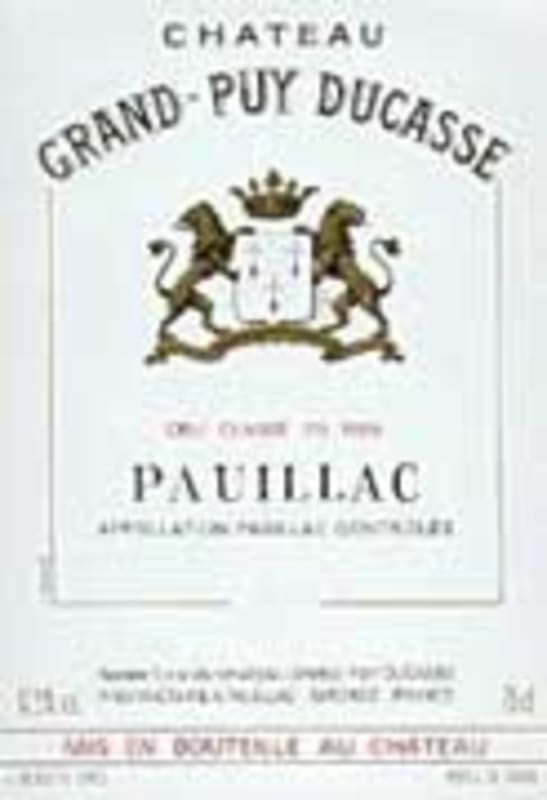 Chateau Grand-Puy-Ducasse 2004 Front Label