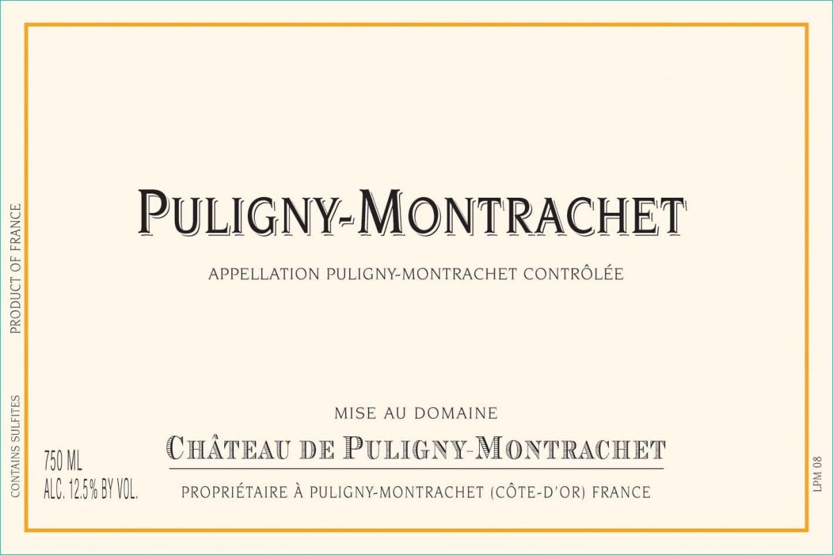 Chateau de Puligny-Montrachet Puligny-Montrachet 2011 Front Label