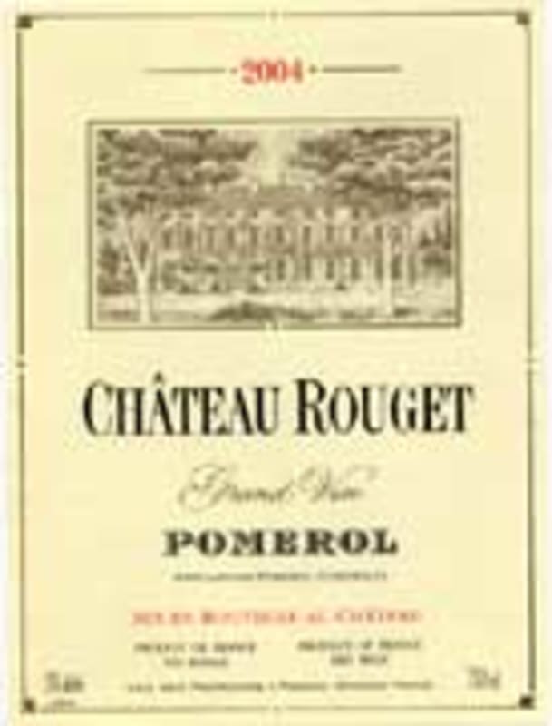 Chateau Rouget 2004 Front Label